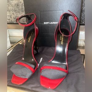 Saint Laurent Opyum sandal Ysl logo hardware